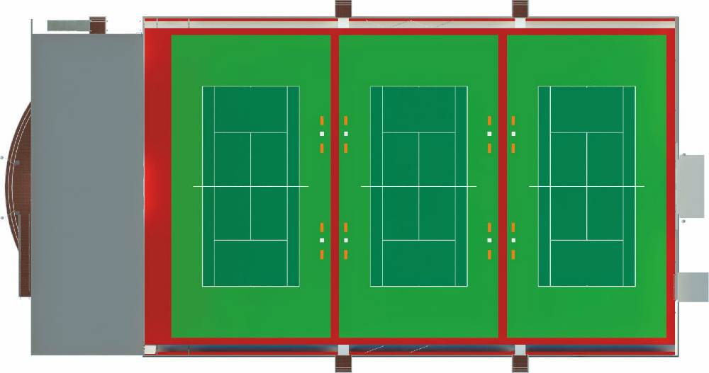 Теннисные корты Нерюнгри